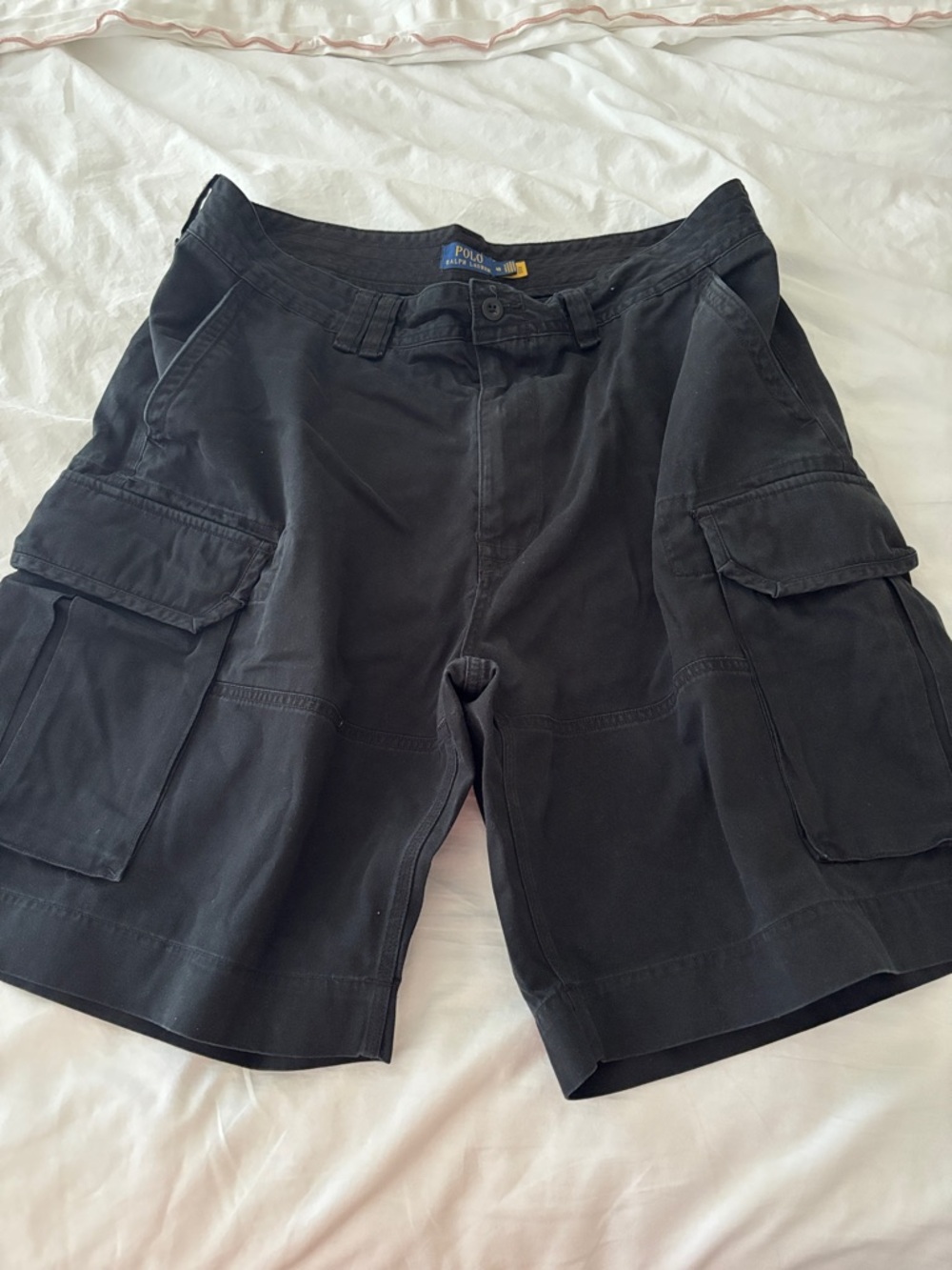 Vintage Polo by Ralph Lauren Black Cargo Shorts